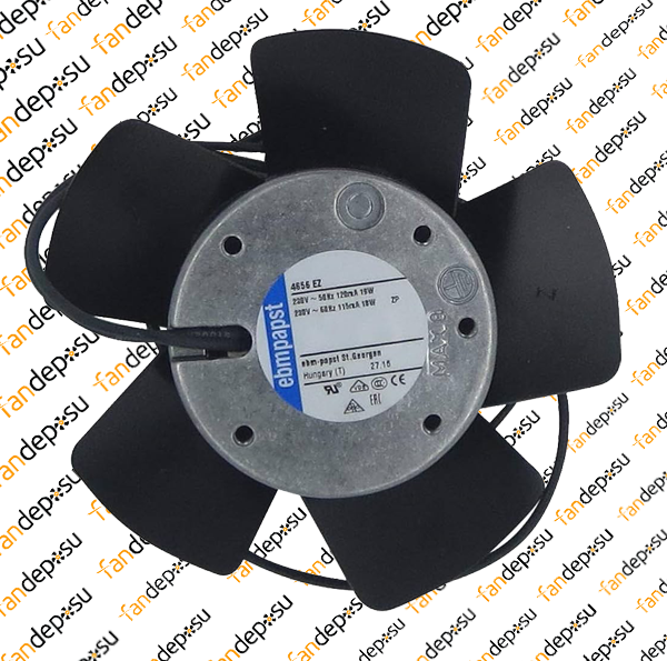 4656EZ 230V AC EBMPAPST MONAFAZE 2 KABLOLU METAL KANAT EMİŞ FAN