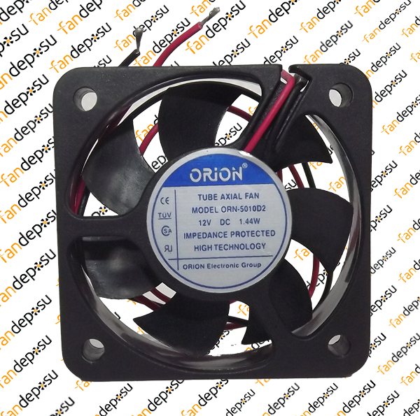 ORION ORN-5010D2 50x50x10mm 12V DC 1.44W PLASTİK KASA PLASTİK KANAT FAN