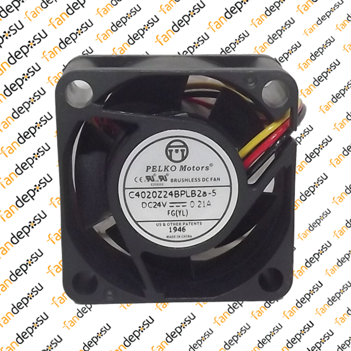 PELKO C4020Z24BPLB2a-5 40x40x20mm 24V DC 0.21A PLASTİK KASA PLASTİK KANAT FAN