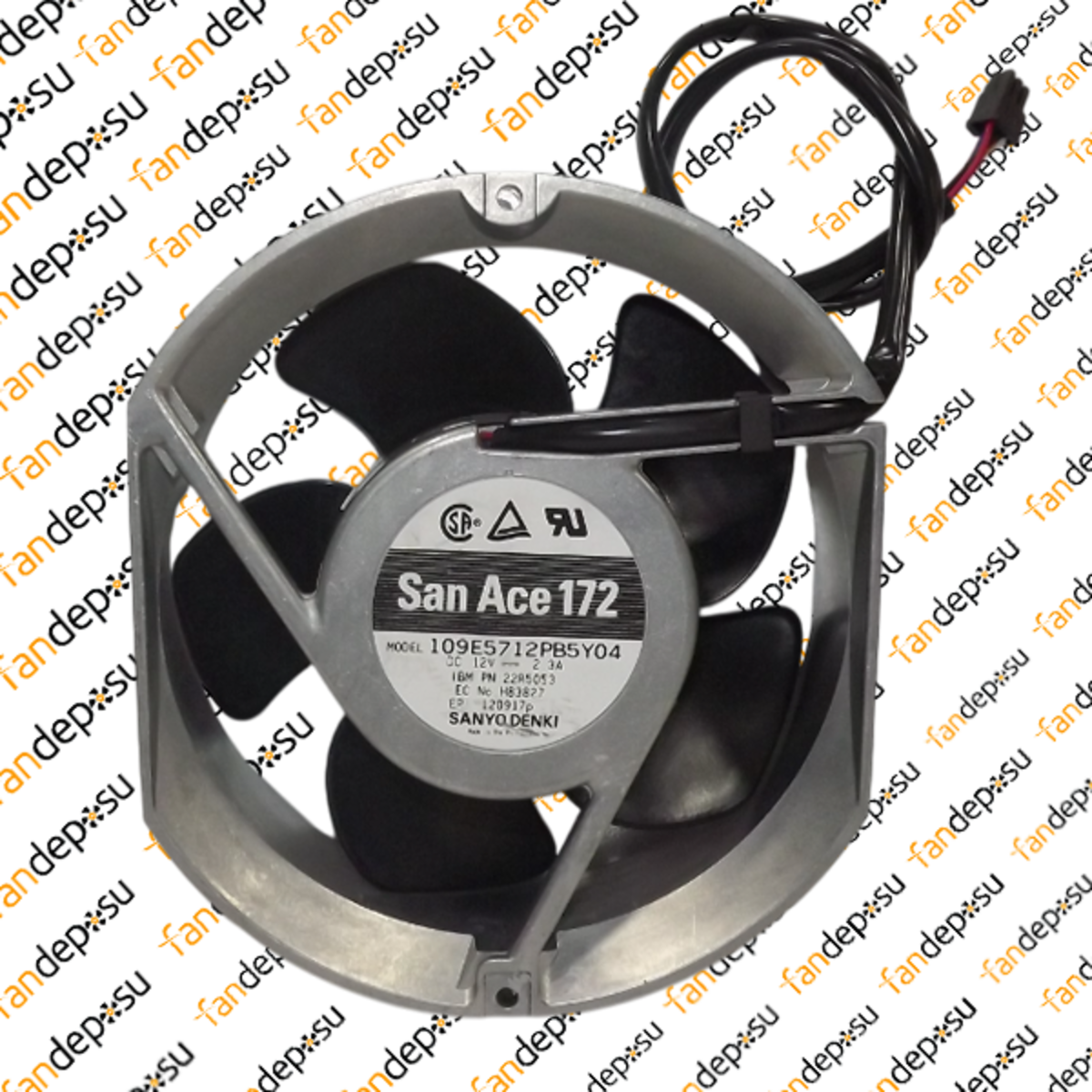 SANYO DENKİ SAN ACE 109E5712PB5Y04 172x150x51mm 12V DC 2.3A METAL KASA METAL KANAT FAN