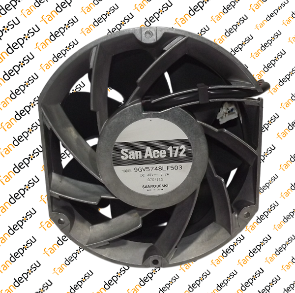 SANYO DENKİ SAN ACE 9GV5748LF503 172x150x51mm 48V DC 1.2A METAL KASA METAL KANAT FAN