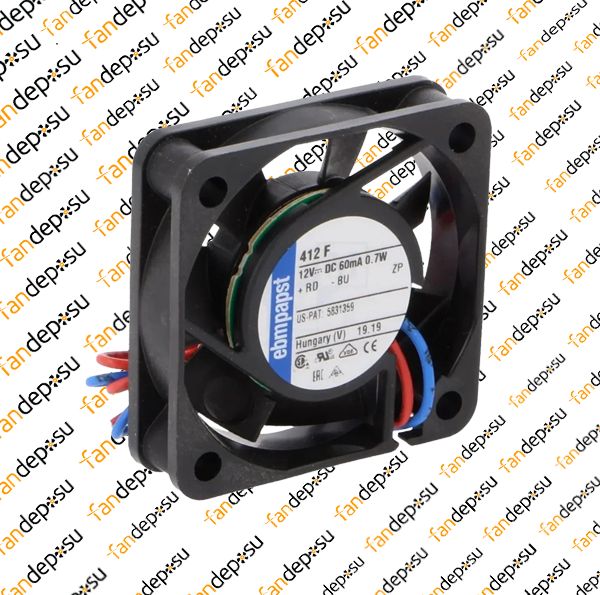 EBMPAPST 412F  40x40x10mm 12V DC KARE FAN