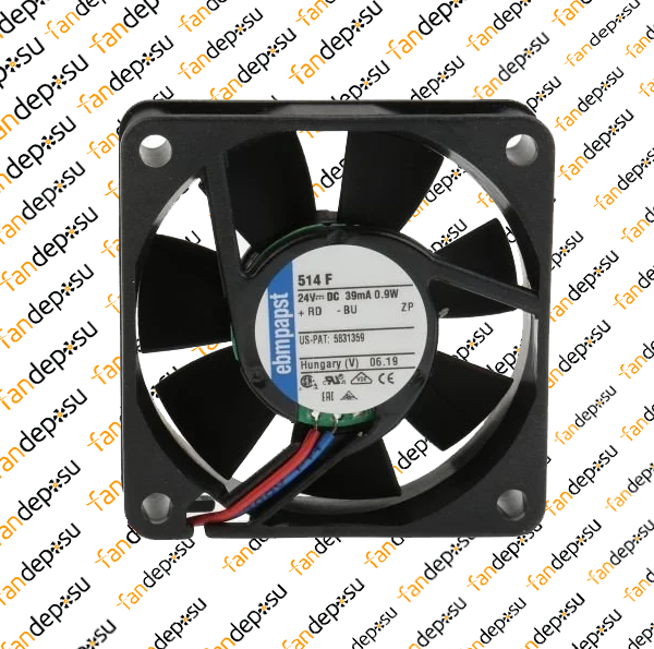 EBMPAPST 514F  50x50x15mm 24V DC KARE FAN