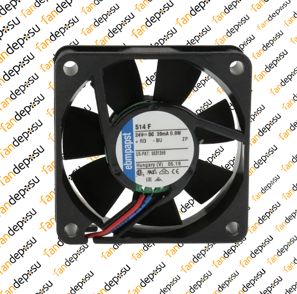 EBMPAPST 514F  50x50x15mm 24V DC KARE FAN