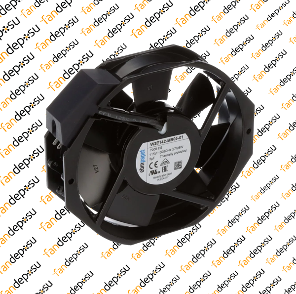 EBMPAPST W2E142-BB05-01  172x150x38mm  115V AC FAN