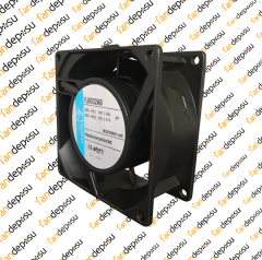 JASON FAN FJ8032AB  80x80x38mm  KABLOLU 230V AC METAL KASA PLASTİK KANAT RULMANLI FAN