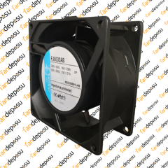 JASON FAN FJ8032AB  80x80x38mm  KABLOLU 230V AC METAL KASA PLASTİK KANAT RULMANLI FAN