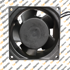 JASON FAN FJ8032AB  80x80x38mm  KABLOLU 230V AC METAL KASA PLASTİK KANAT RULMANLI FAN