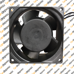 JASON FAN FJ8032AB  80x80x38mm  KABLOLU 230V AC METAL KASA PLASTİK KANAT RULMANLI FAN