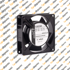 JASON FAN FJ9022AB  92x92x25mm KABLOLU 230V AC METAL KASA PLASTİK KANAT RULMANLI FAN