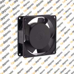 JASON FAN FJ9022AB  92x92x25mm KABLOLU 230V AC METAL KASA PLASTİK KANAT RULMANLI FAN