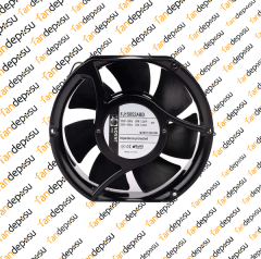 JASON FAN FJ15052AB  172x150x51mm  KABLOLU 230V AC METAL KASA PLASTİK KANAT RULMANLI FAN