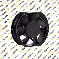 JASON FAN FJ15052AB  172x150x51mm  KABLOLU 230V AC METAL KASA PLASTİK KANAT RULMANLI FAN