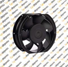 JASON FAN FJ15052AB  172x150x51mm  KABLOLU 230V AC METAL KASA PLASTİK KANAT RULMANLI FAN
