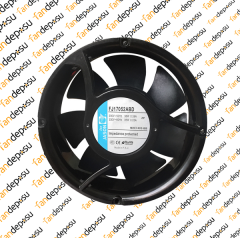 JASON FAN FJ17052AB  172x172x51mm YUVARLAK  230V AC METAL KASA PLASTİK KANAT RULMANLI FAN