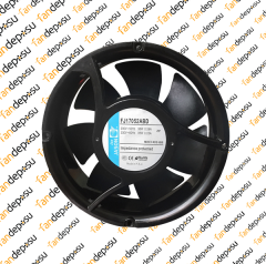 JASON FAN FJ17052AB  172x172x51mm YUVARLAK  230V AC METAL KASA PLASTİK KANAT RULMANLI FAN