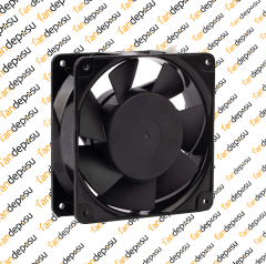 JASON FAN FJ12032AB  120x120x38mm KABLOLU  230V AC METAL KASA PLASTİK KANAT  RULMANLI FAN