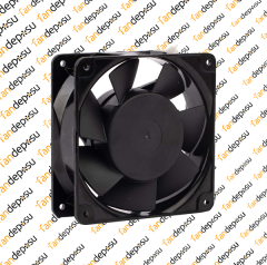 JASON FAN FJ12032AB  120x120x38mm KABLOLU  230V AC METAL KASA PLASTİK KANAT  RULMANLI FAN