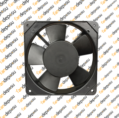 JASON FAN FJ12022AS  120x120x25mm KABLOLU  230V AC METAL KASA PLASTİK KANAT YATAKLI FAN