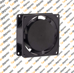 JASON FAN FJ8022AS  80x80x25mm KABLOLU  230V AC METAL KASA PLASTİK KANAT YATAKLI FAN