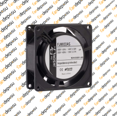 JASON FAN FJ8022AS  80x80x25mm KABLOLU  230V AC METAL KASA PLASTİK KANAT YATAKLI FAN