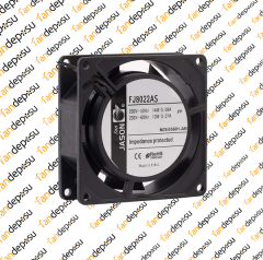 JASON FAN FJ8022AS  80x80x25mm KABLOLU  230V AC METAL KASA PLASTİK KANAT YATAKLI FAN