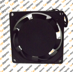 JASON FAN FJ8021AS  80x80x25mm KABLOLU  115V AC METAL KASA PLASTİK KANAT YATAKLI FAN