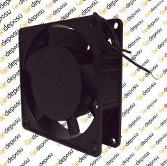 JASON FAN FJ9022AS  90x90x25mm KABLOLU  230V AC METAL KASA PLASTİK KANAT YATAKLI FAN