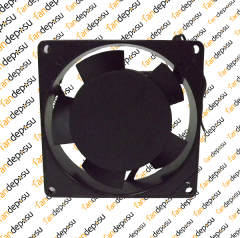 JASON FAN FJ9021AS  90x90x25mm KABLOLU  230V AC METAL KASA PLASTİK KANAT YATAKLI FAN