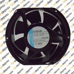 JASON FAN FJ15051AB  172x150x51mm KABLOLU  115V AC METAL KASA PLASTİK KANAT RULMANLI FAN
