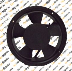 JASON FAN FJ17051AB  172x172x51mm YUVARLAK METAL KASA PLASTİK KANAT 115V AC RULMANLI FAN