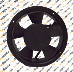 JASON FAN FJ17051AB  172x172x51mm YUVARLAK METAL KASA PLASTİK KANAT 115V AC RULMANLI FAN