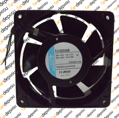 JASON FAN FJ12033AB  120x120x38mm KABLOLU METAL KASA PLASTİK KANAT 380V AC RULMANLI FAN