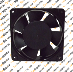 JASON FAN FJ12032AS  120x120x38mm KABLOLU 230V AC METAL KASA PLASTİK KANAT YATAKLI FAN