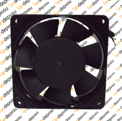 JASON FAN FJ12031AS  120x120x38mm 115V AC METAL KASA PLASTİK KANAT KABLOLU YATAKLI FAN