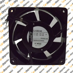 JASON FAN FJ12031AS  120x120x38mm 115V AC METAL KASA PLASTİK KANAT KABLOLU YATAKLI FAN