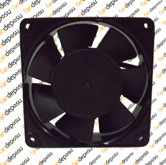 JASON FAN FJ12032AST  120x120x38mm   230V AC METAL KASA PLASTİK KANAT SOKETLİ YATAKLI FAN