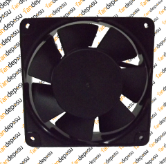 JASON FAN FJ12032AST  120x120x38mm   230V AC METAL KASA PLASTİK KANAT SOKETLİ YATAKLI FAN