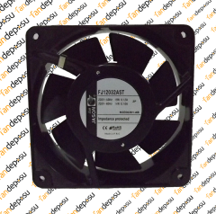 JASON FAN FJ12032AST  120x120x38mm   230V AC METAL KASA PLASTİK KANAT SOKETLİ YATAKLI FAN