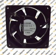 JASON FAN FJ12032ABT  120x120x38mm 230V AC SOKETLİ METAL KASA PLASTİK KANAT RULMAN FAN
