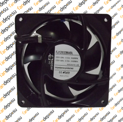 JASON FAN FJ12032MABL  120x120x38mm 230V AC KABLOLU METAL KANAT METAL KASA RULMANLI FAN