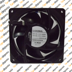 JASON FAN FJ12032MABL  120x120x38mm 230V AC KABLOLU METAL KANAT METAL KASA RULMANLI FAN