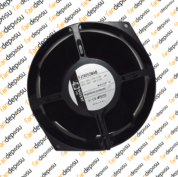 JASON FAN FJ16052MAB  160x150x55mm 230V AC KABLOLU METAL KANAT METAL KASA RULMANLI FAN