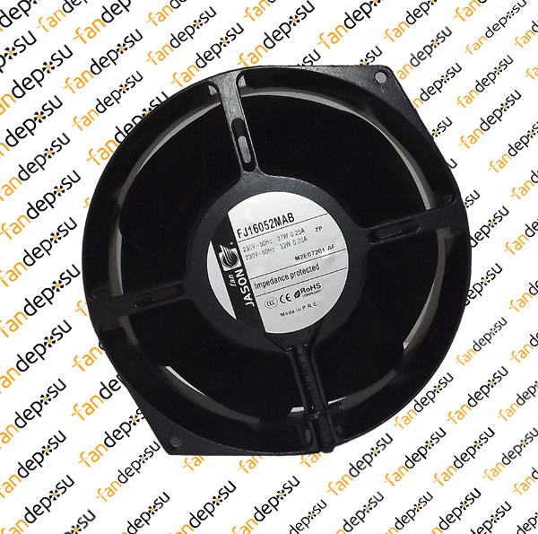 JASON FAN FJ16052MAB  160x150x55mm 230V AC KABLOLU METAL KANAT METAL KASA RULMANLI FAN