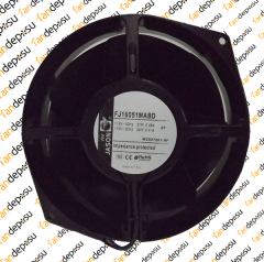 JASON FAN FJ16051MAB 160x150x55mm 115V AC KABLOLU METAL KANAT METAL KASA RULMANLI FAN