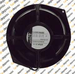JASON FAN FJ16051MAB 160x150x55mm 115V AC KABLOLU METAL KANAT METAL KASA RULMANLI FAN