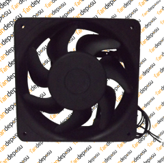 JASON FAN G16062HAB-C-7P  160x160x61mm  230V AC PLASTİK KANAT METAL KASA KABLOLU RULMANLI FAN