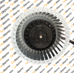 JASON FAN FR2E-150.68TS   150x68mm 230V AC YUVARLAK METAL KASA KAVİSLİ SANTRİFÜJ RADYAL FAN