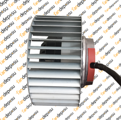 JASON FAN FR2E-150.68TS   150x68mm 230V AC YUVARLAK METAL KASA KAVİSLİ SANTRİFÜJ RADYAL FAN