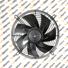 JASON FAN FJ2E-250.FG.V  250mm  230V AC EMİŞLİ METAL KANATLI KORUMA TELLİ SOĞUTMA FANI